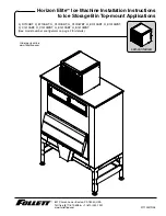 Preview for 1 page of Follett Horizon Elite H C1010ABT Series Installation Instructions Manual