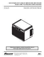 Preview for 1 page of Follett horizon elite HCC1010A/W Operation And Service Manual