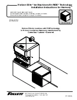 Follett Horizon Elite HCC1010AHS Installation Instructions Manual preview