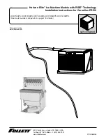 Предварительный просмотр 1 страницы Follett Horizon Elite HCC1010APS Installation Instructions Manual