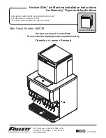 Preview for 1 page of Follett Horizon Elite HCD1010NHT Installation Instructions Manual