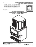 Preview for 1 page of Follett Horizon HCC1000AHT Installation Instructions Manual