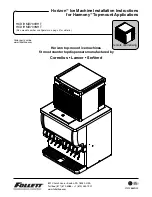 Preview for 1 page of Follett Horizon HCD700NHT Installation Instructions Manual