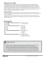 Предварительный просмотр 3 страницы Follett Maestro Chewblet 400 Series Installation, Operation And Service Manual