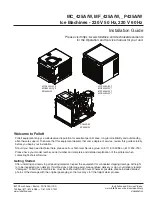 Follett Maestro Plus CP425A Installation Manual preview