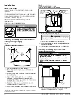 Предварительный просмотр 6 страницы Follett Symphony 25CI400A/W Installation & Service Manual