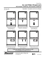 Предварительный просмотр 1 страницы Follett Symphony 25HI400A Installation, Operation And Service Manual