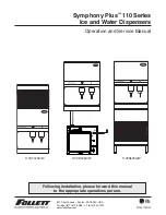 Follett Symphony Plus 110CR425A Operation And Service Manual preview