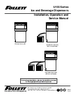 Preview for 1 page of Follett U155
U155X Installation, Operation & Service Manual