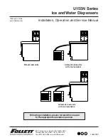 Preview for 1 page of Follett U155N Series Installation, Operation And Service Manual