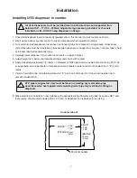 Preview for 7 page of Follett U155N Series Installation, Operation And Service Manual