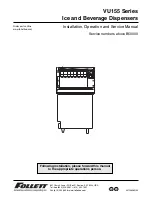 Follett VU155 Series Installation, Operation And Service Manual preview