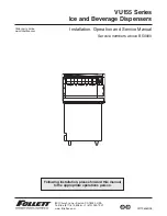 Follett VU155 Seris Installation, Operation And Service Manual preview