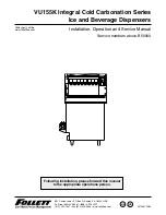 Follett VU155K Series Installation, Operation & Service Manual preview