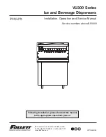 Follett VU300 Installation, Operation And Service Manual preview