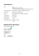 Preview for 22 page of Followit Contact GPS 3 User Manual