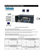 Preview for 7 page of FOLSOM ScreenPro SPR-2000 Installation And Operator'S Manual