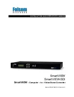 Preview for 1 page of FOLSOM SmartVIEW Installation And Operator'S Manual