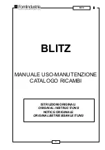 Preview for 103 page of FOM INDUSTRIE BLITZ Use And Maintenance Manual