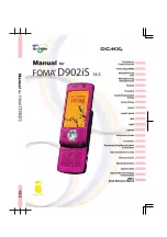 Предварительный просмотр 1 страницы Foma D902iS Manual