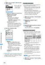 Предварительный просмотр 376 страницы Foma D902iS Manual