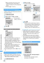 Предварительный просмотр 464 страницы Foma D902iS Manual