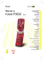 Предварительный просмотр 1 страницы Foma F903i' 06.10 User Manual