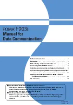 Предварительный просмотр 501 страницы Foma F903i' 06.10 User Manual