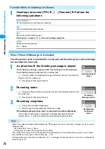 Предварительный просмотр 83 страницы Foma M702iG Manual