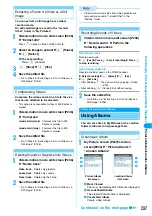 Предварительный просмотр 244 страницы Foma M702iG Manual