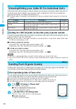 Preview for 62 page of Foma N902iX Manual