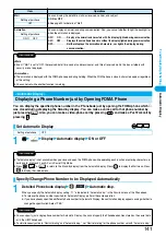 Предварительный просмотр 144 страницы Foma P702i Manual