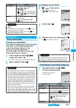 Предварительный просмотр 214 страницы Foma P702i Manual