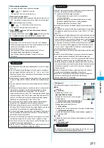 Предварительный просмотр 274 страницы Foma P702i Manual