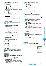 Предварительный просмотр 304 страницы Foma P702i Manual