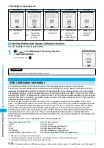 Предварительный просмотр 421 страницы Foma P702i Manual