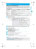 Предварительный просмотр 49 страницы Foma PushTalk SH902i Manual