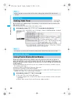 Предварительный просмотр 70 страницы Foma PushTalk SH902i Manual