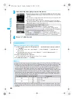 Предварительный просмотр 82 страницы Foma PushTalk SH902i Manual