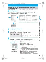 Предварительный просмотр 103 страницы Foma PushTalk SH902i Manual