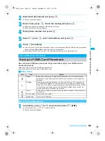 Предварительный просмотр 115 страницы Foma PushTalk SH902i Manual