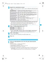 Предварительный просмотр 157 страницы Foma PushTalk SH902i Manual