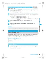 Предварительный просмотр 159 страницы Foma PushTalk SH902i Manual