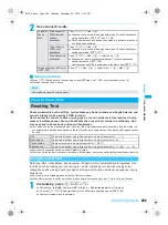 Предварительный просмотр 207 страницы Foma PushTalk SH902i Manual