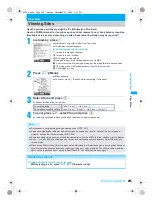 Предварительный просмотр 217 страницы Foma PushTalk SH902i Manual