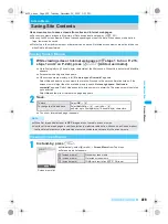 Предварительный просмотр 231 страницы Foma PushTalk SH902i Manual