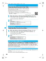 Предварительный просмотр 238 страницы Foma PushTalk SH902i Manual