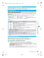 Предварительный просмотр 245 страницы Foma PushTalk SH902i Manual