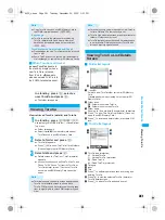 Предварительный просмотр 343 страницы Foma PushTalk SH902i Manual