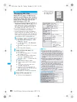 Предварительный просмотр 396 страницы Foma PushTalk SH902i Manual